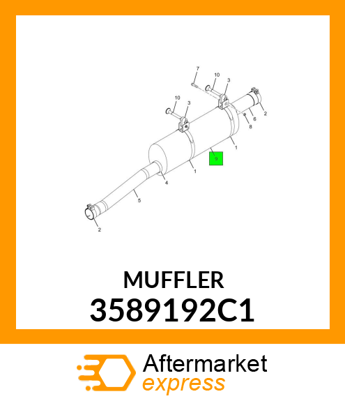 MUFFLER 3589192C1