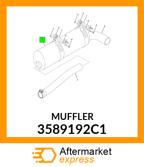 MUFFLER 3589192C1