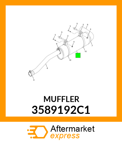 MUFFLER 3589192C1