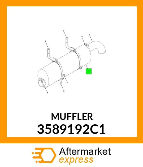 MUFFLER 3589192C1