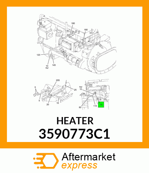 HEATER 3590773C1