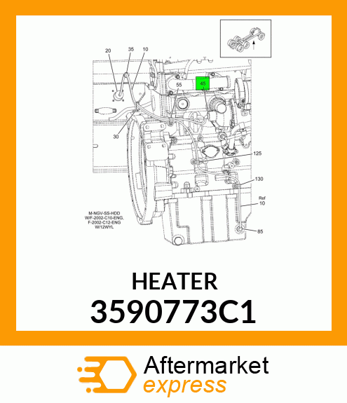 HEATER 3590773C1