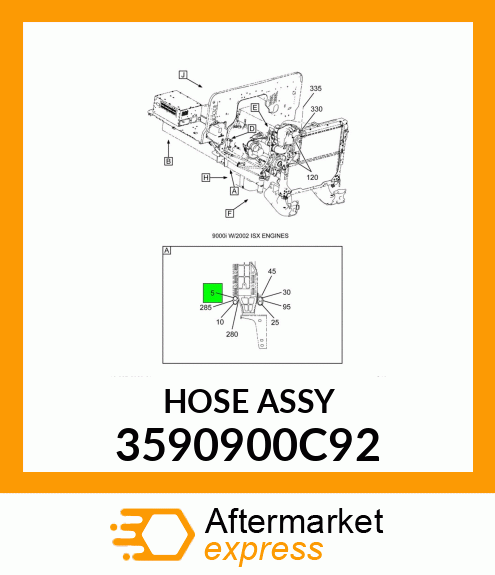 HOSE 3590900C92