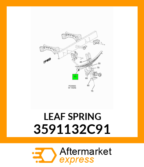 LEAFSPRING 3591132C91