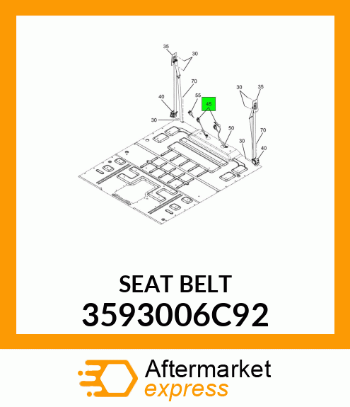 SEATBELT 3593006C92