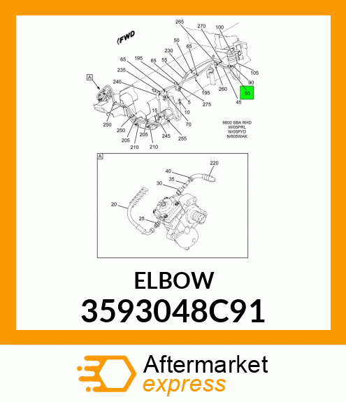 ELBOW 3593048C91