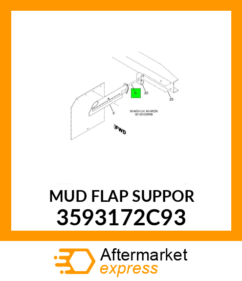 MUD_FLAP_SUPPOR 3593172C93