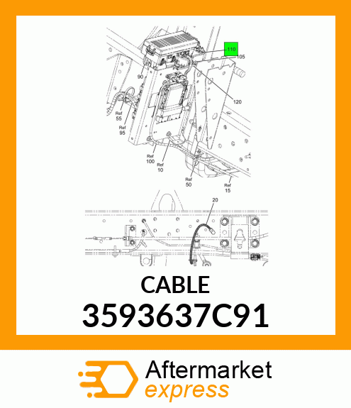 CABLE 3593637C91