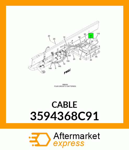 CABLE 3594368C91