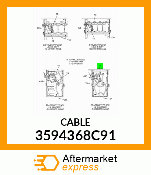 CABLE 3594368C91