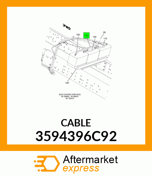 CABLE 3594396C92