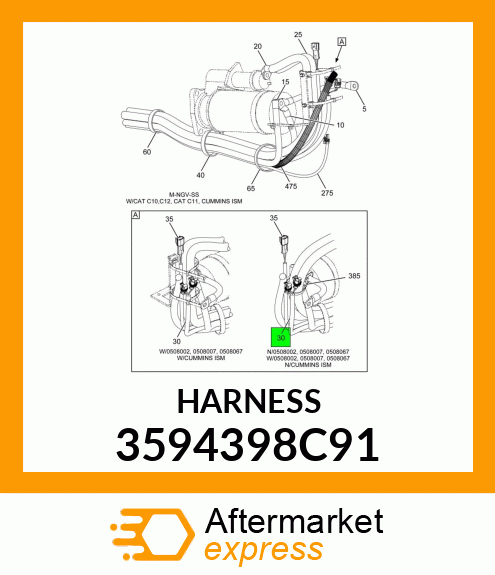 CABLE 3594398C91