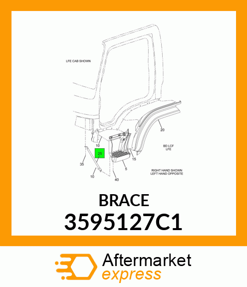 BRACE 3595127C1