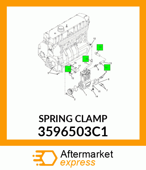 SPRINGCLAMP 3596503C1