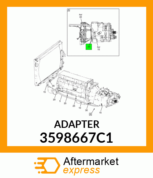 ADAPTER 3598667C1