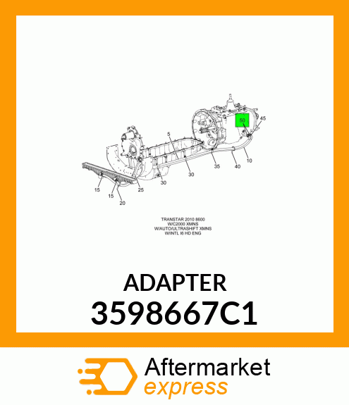 ADAPTER 3598667C1