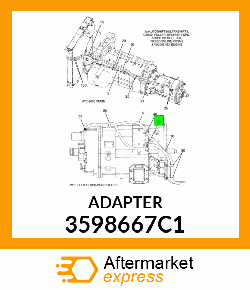 ADAPTER 3598667C1