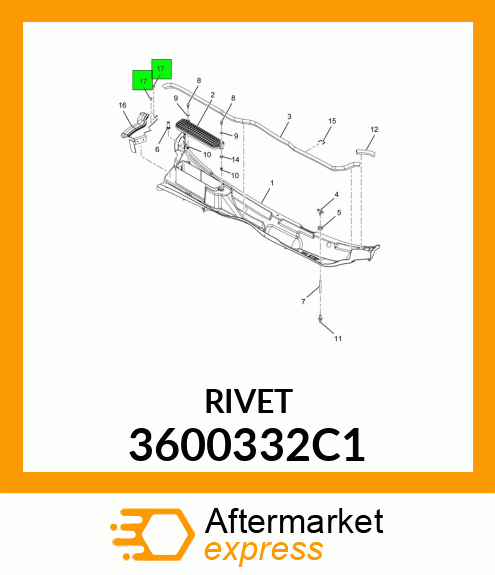 RIVET 3600332C1
