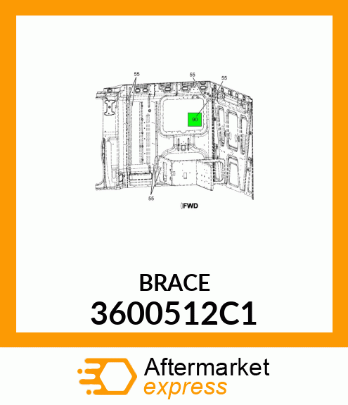 BRACE 3600512C1