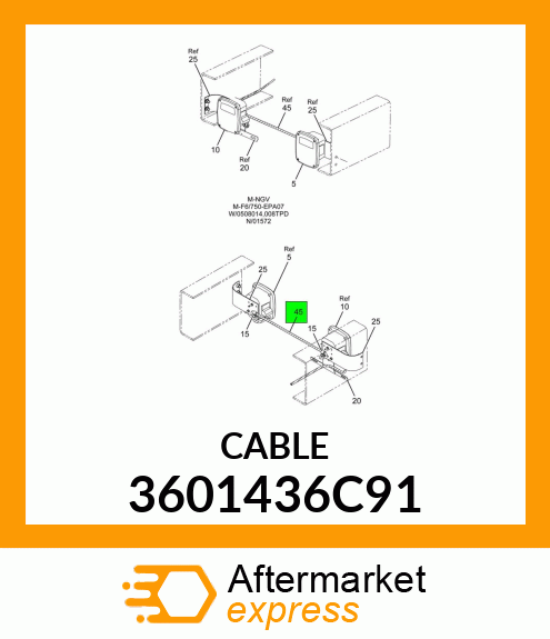 CABLE 3601436C91