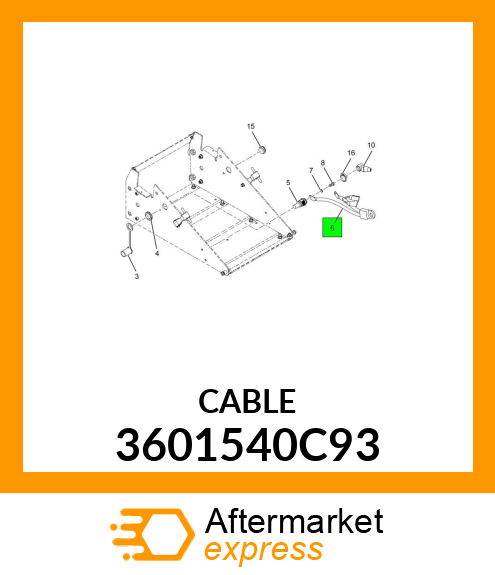 CABLE 3601540C93