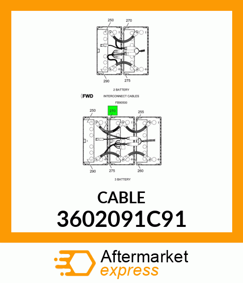 CABLE 3602091C91