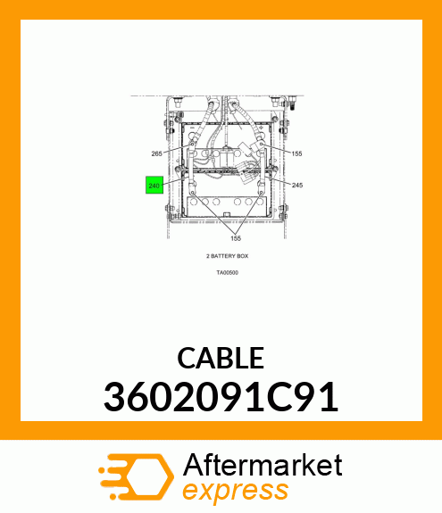 CABLE 3602091C91