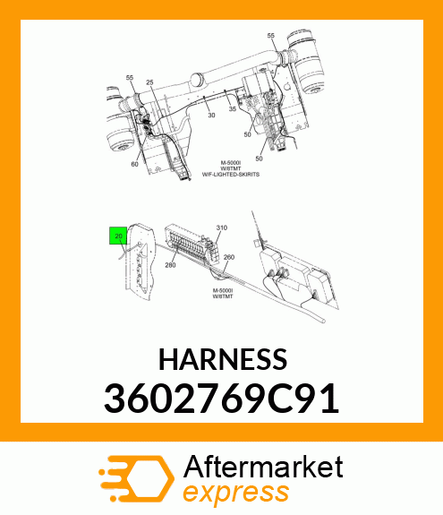 HARNESS 3602769C91