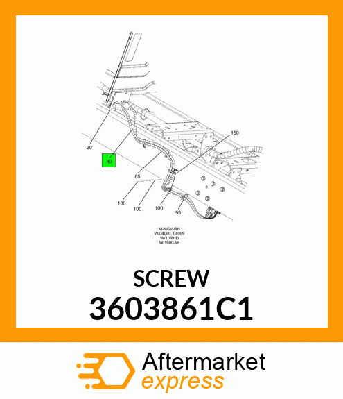 SCREW 3603861C1