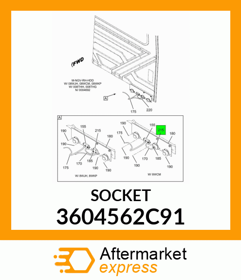 SOCKET 3604562C91