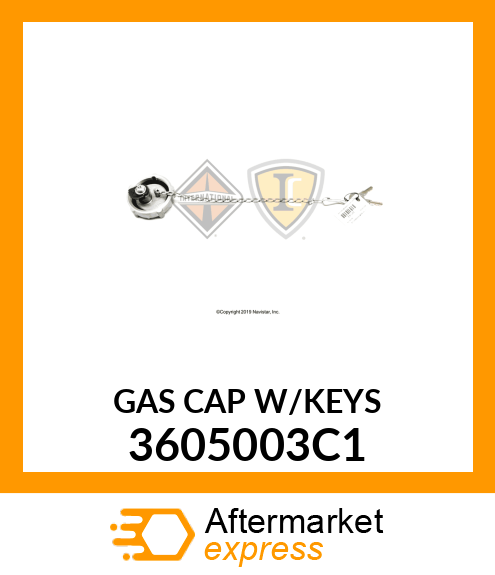 GASCAPW/KEYS 3605003C1