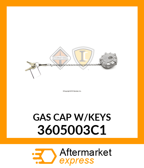 GASCAPW/KEYS 3605003C1