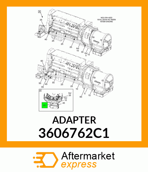 ADAPTER 3606762C1