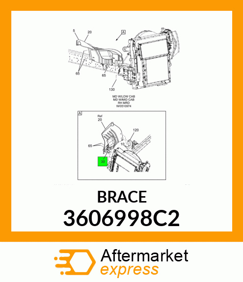 BRACE 3606998C2