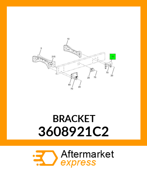 BRACKET 3608921C2