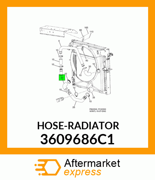 HOSE_RADIATOR_F 3609686C1