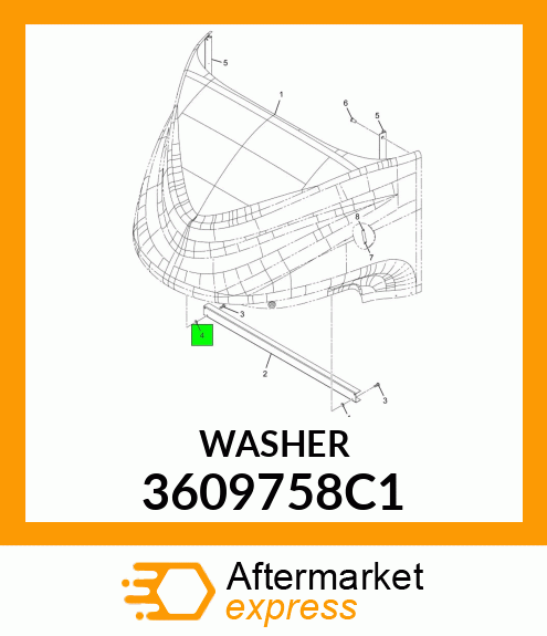 WASHER 3609758C1