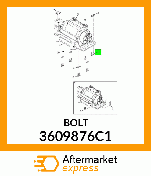 BOLT 3609876C1