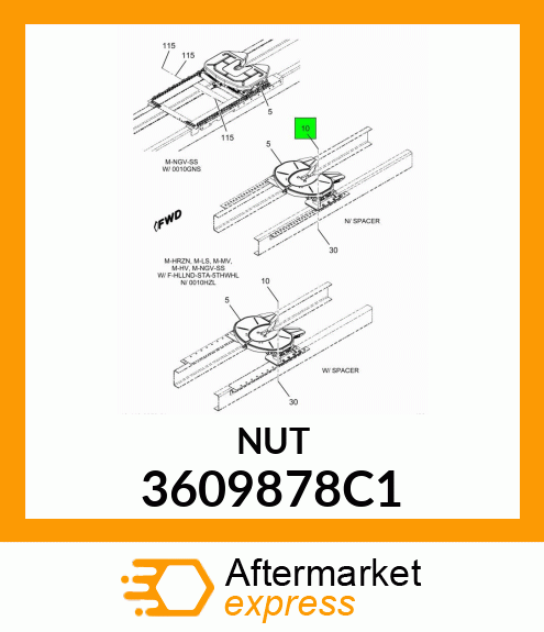 NUT 3609878C1