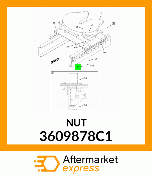 NUT 3609878C1