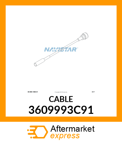 CABLE 3609993C91