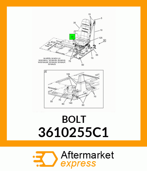BOLT 3610255C1