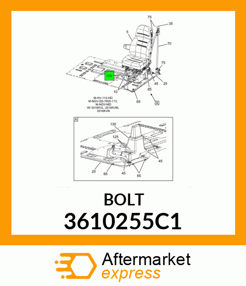 BOLT 3610255C1