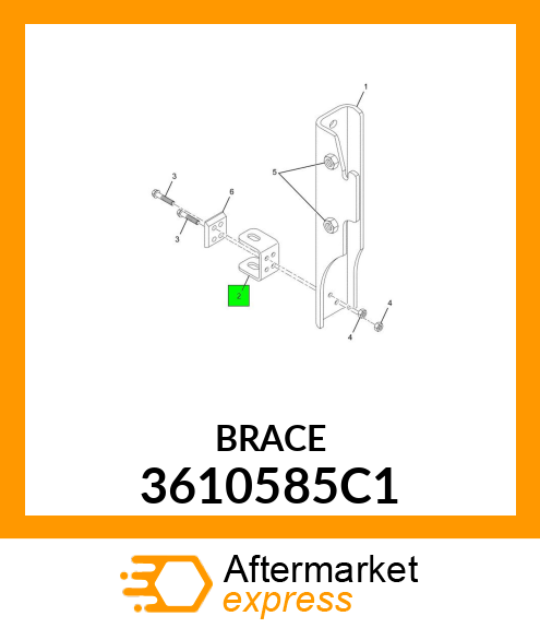 BRACE 3610585C1