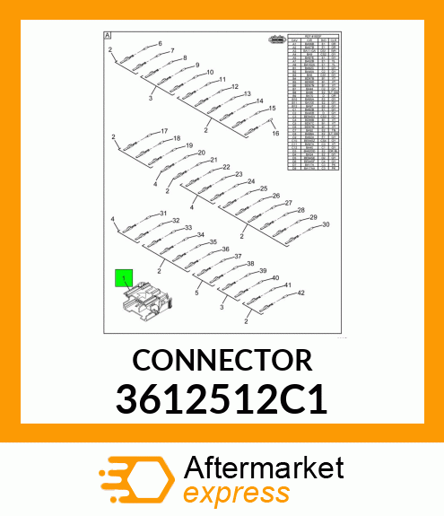 CONNECTOR 3612512C1