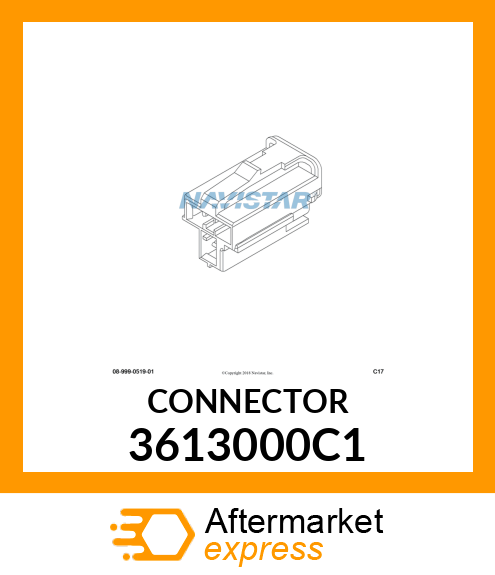 CONNECTOR 3613000C1