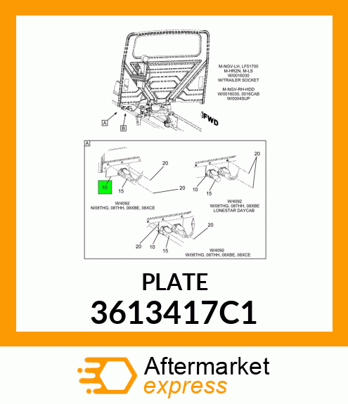 PLATE 3613417C1
