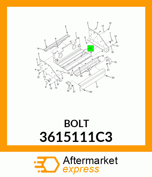 BOLT 3615111C3