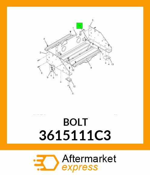 BOLT 3615111C3