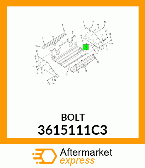 BOLT 3615111C3